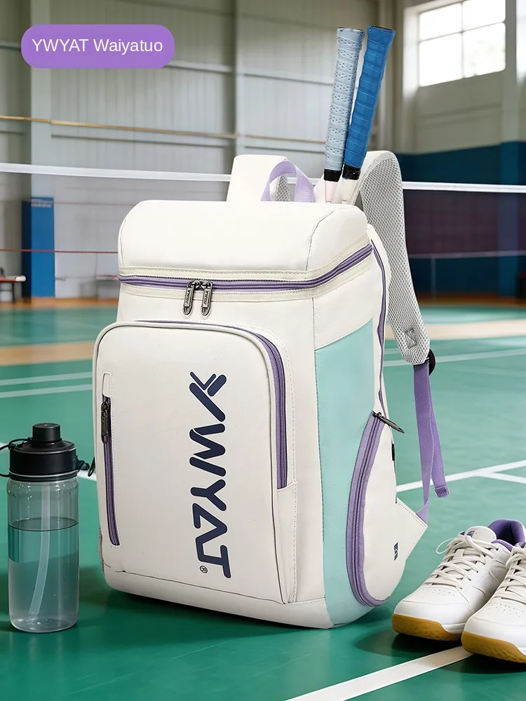2026-new-large-capacity-badminton-bag-double-layer-professional-tennis-storage-for-men-and-women-sports-fitness-fans-supplies
