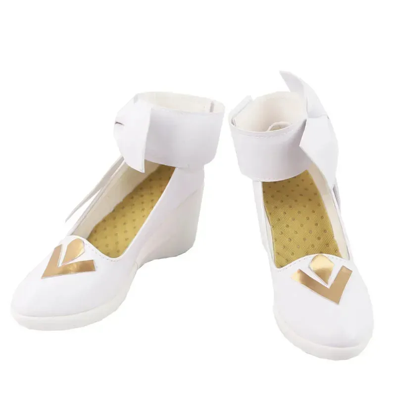 

Game LOL Gwen PU Leather Shoes Halloween Carnival Boots Cosplay Prop Custom Madeb;4.f'7;j,3'