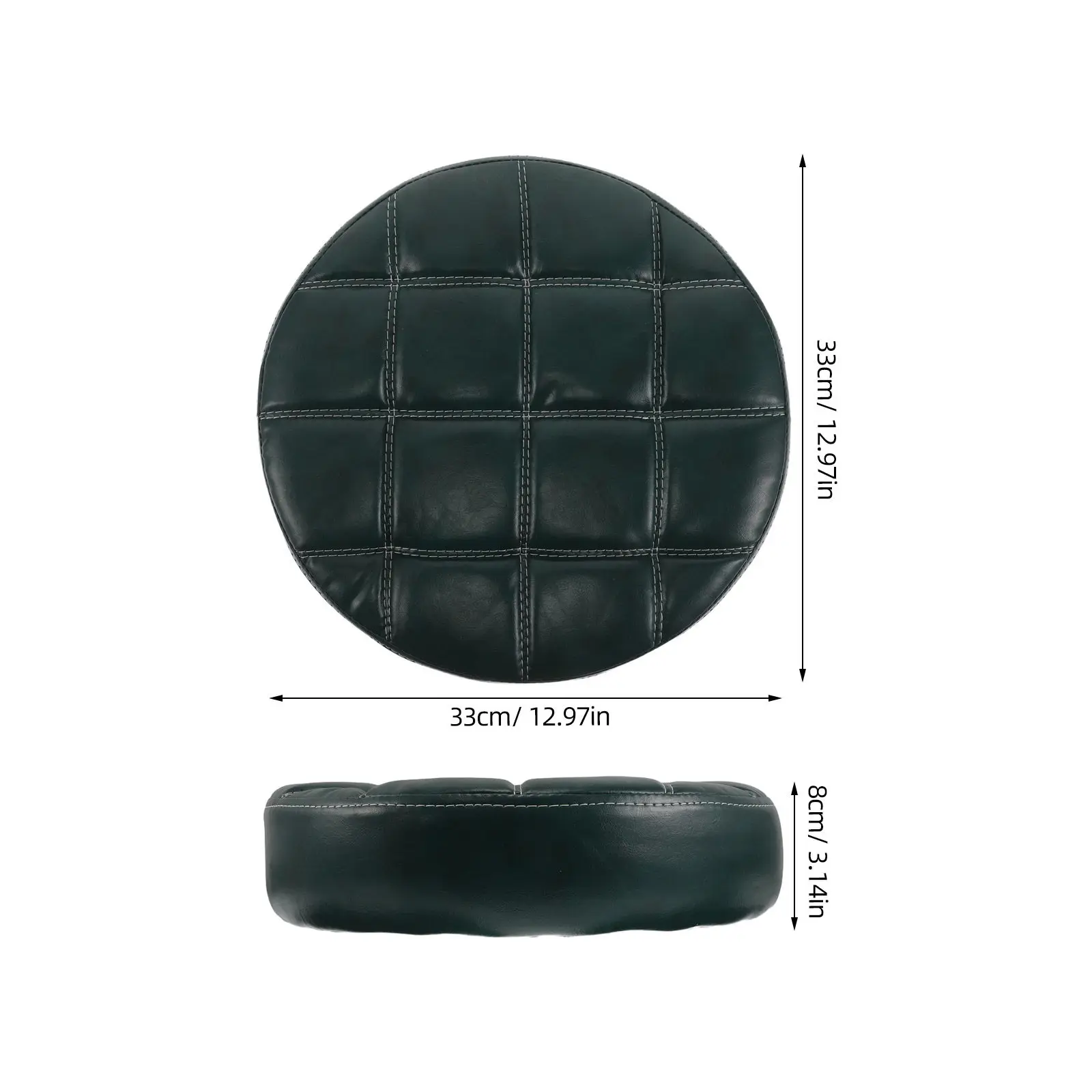 Round Stool Inch Compact Size Waterproof Coating for Outdoor Patio Barstool Renovation Project Easy Install Circle Seat