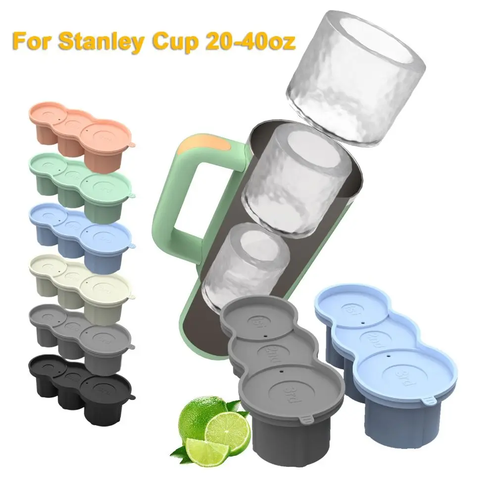 Silicone Ice Molds for Stanley Cup , Cylinder-Shaped Ice Tray for Water Bottles for Stanley Cup Accessories