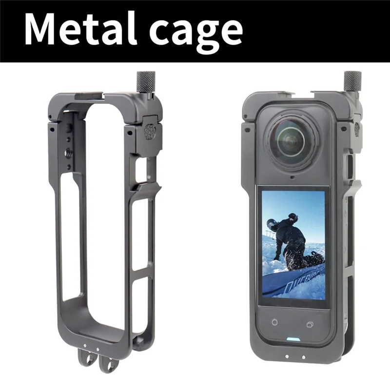 B49C Camera Frame Professional Multifunctional Display Frame Aluminum Protective Frame Durable Housing Cage