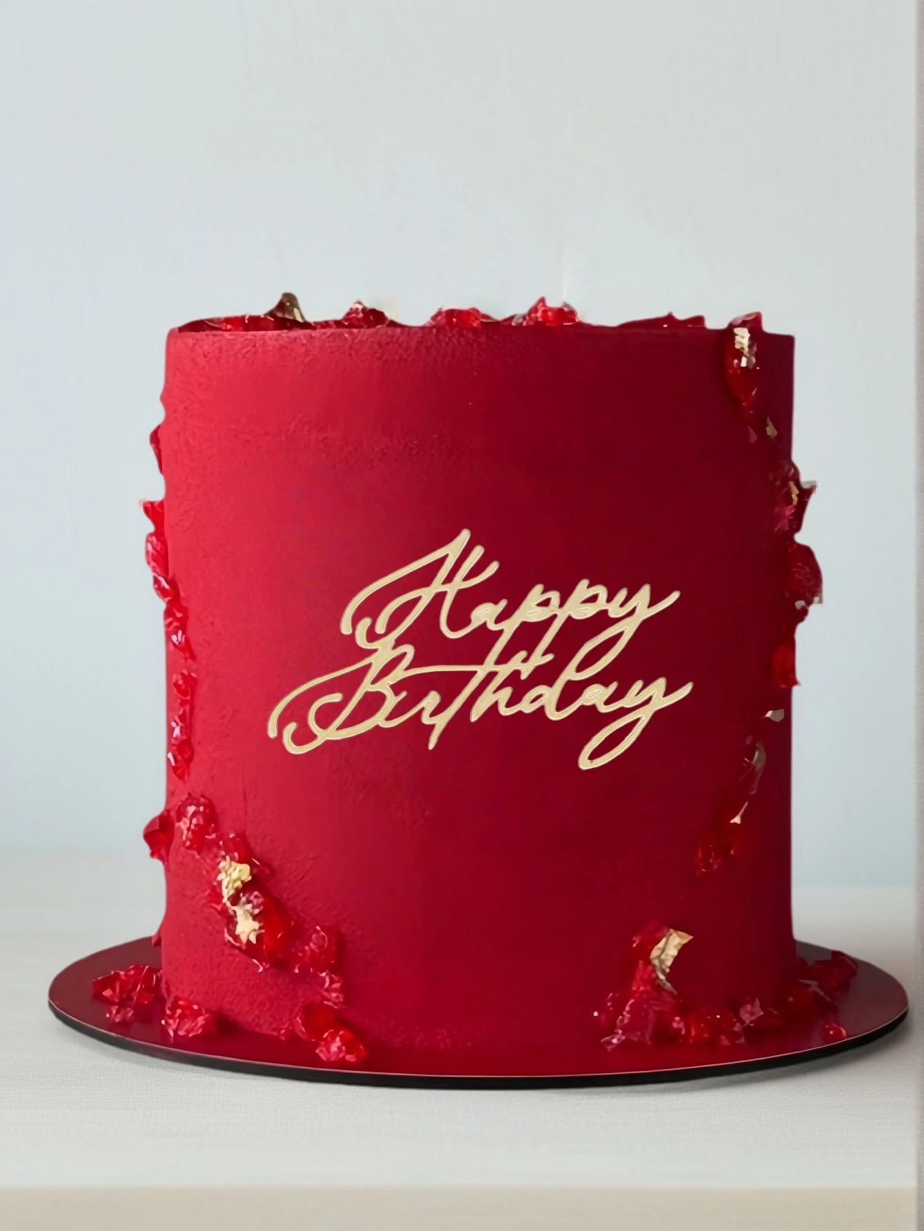 3 قطع "عيد ميلاد سعيد" PMMA كعكة توبر - زخرفة حروف حديثة، كعكة المكونات الإضافية لحفلة عيد الميلاد، هدايا العيد