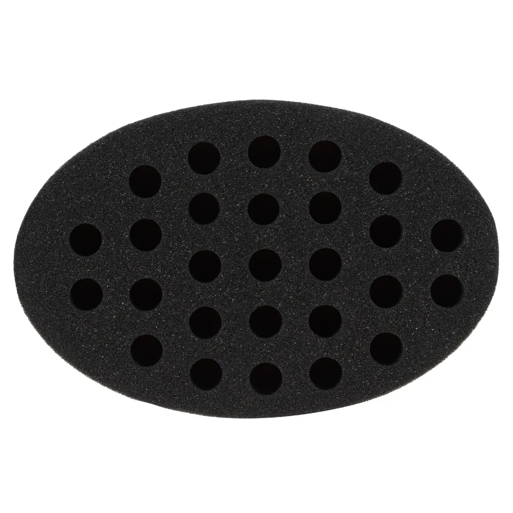 Barber Tool Big Holes Hair Sponge Brush Professional Easy to Use Twist Hair Sponge Durable Double-Sided Afro Coil Comb Home Use