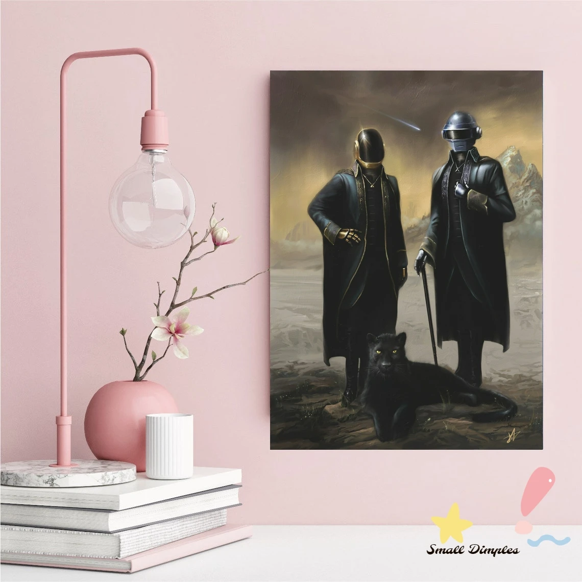 Daft Punk Music Star Poster Canvas Art Print Home Decoration Wall Painting ( No Frame )