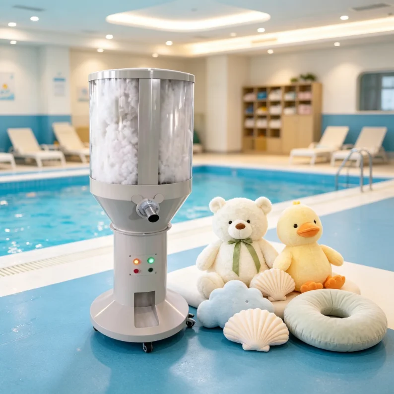 Teddy Bear Filling Machine Portable New Arriving Motor Stuffed Animal Toy Stuffing Machine 220V FL Customized Wholesale