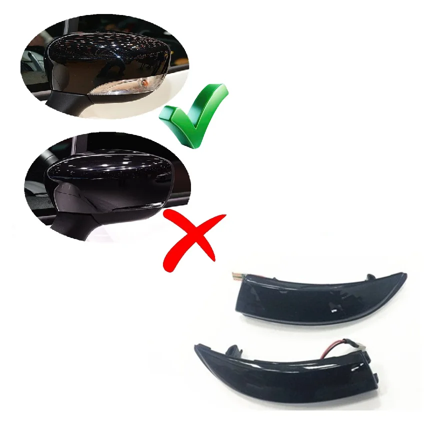for Renault Clio 4 IV MK4 BH RS Grandtour KH 2012 - 2019 Dynamic LED Blinker Indicator Side Mirror Turn Light Signal