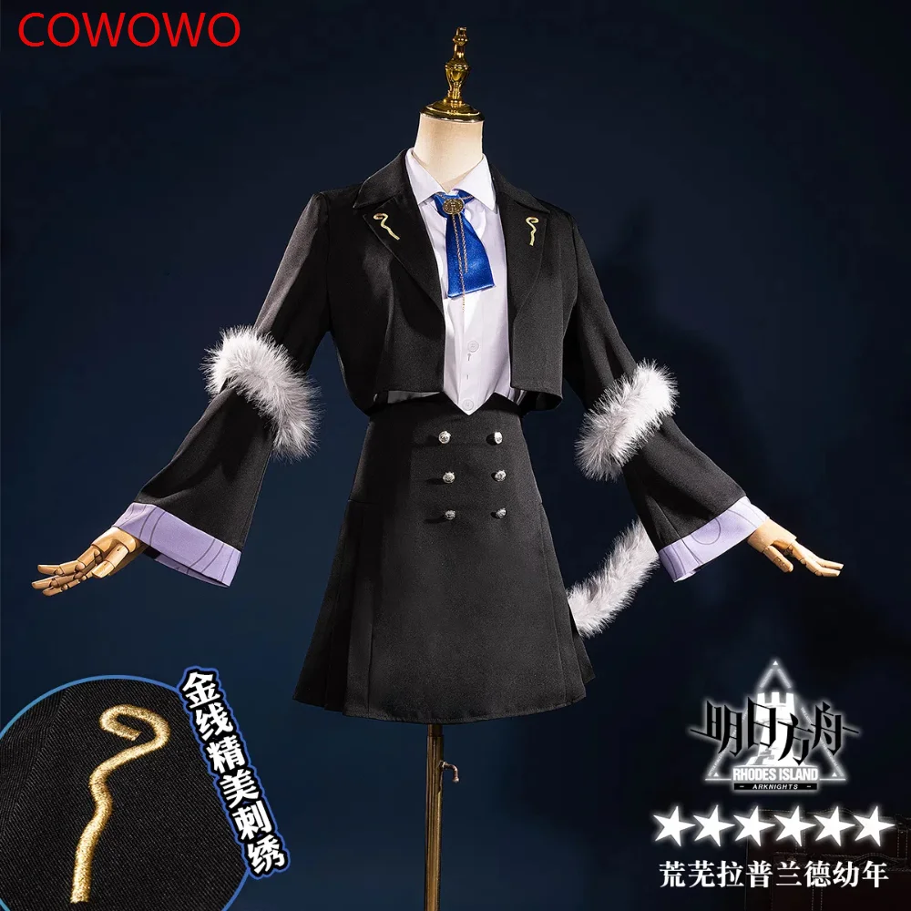 COWOWO Arknights Lappland Infancy Cosplay Costume Cos Game Anime Party Uniform Hallowen Play Role Clothes Clothing