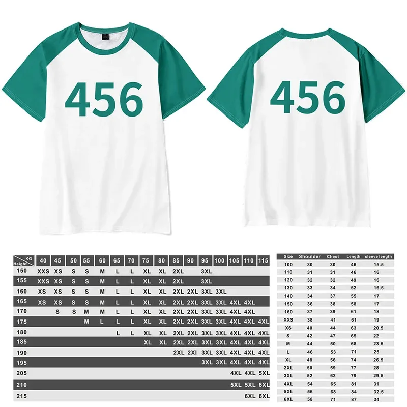 2025 New Season 2 TV Seong Gi-hun Cosplay Costume Game 123 Kim Jun-hee Dae-ho Tracksuit T-shirt Party Clothes Suit Unisex Sw ★☆★