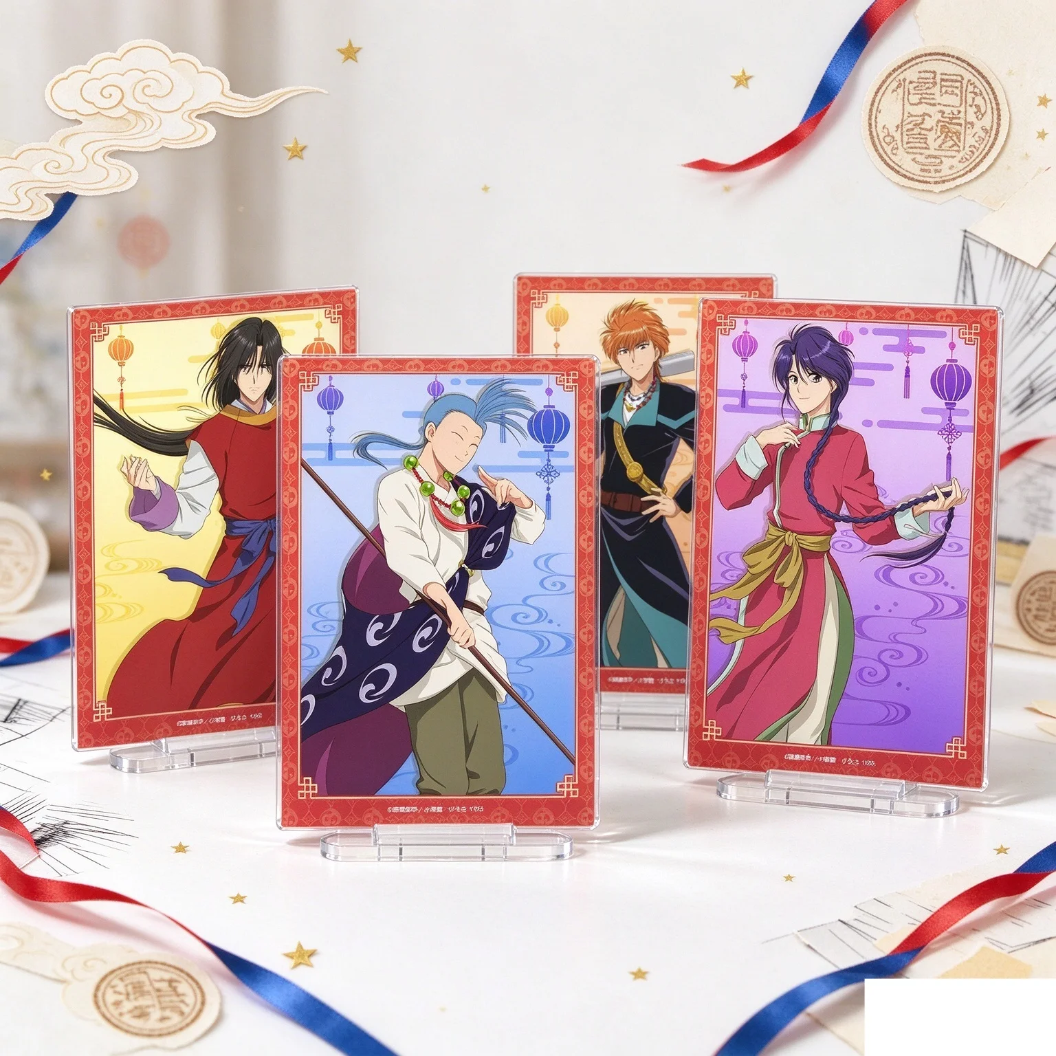 15cm Anime Fushigi Yûgi Acrylic Stand Model Bookshelf Decoration Lovely Products High Definition Images Decoration Keychain