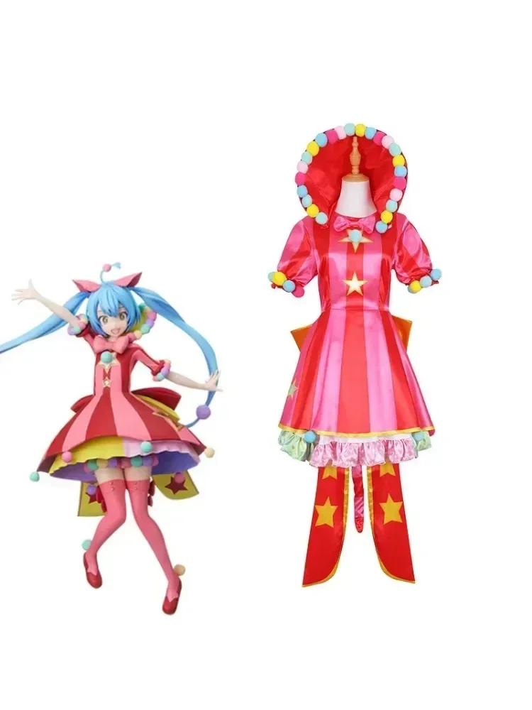 

Anime Virtual Singer Miku Cosplay Dress Project Sekai Colorful Stage! The World's First Royal Highness Princess Stage Costumes