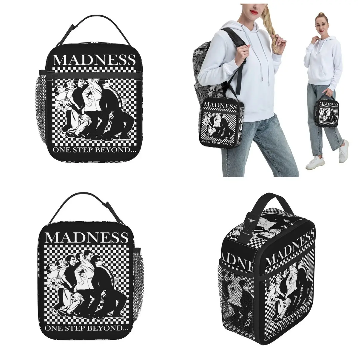 Insulated Lunch Tote Bag Madness Band Product Lunch Food Box Fashion Thermal Cooler Lunch Box For School