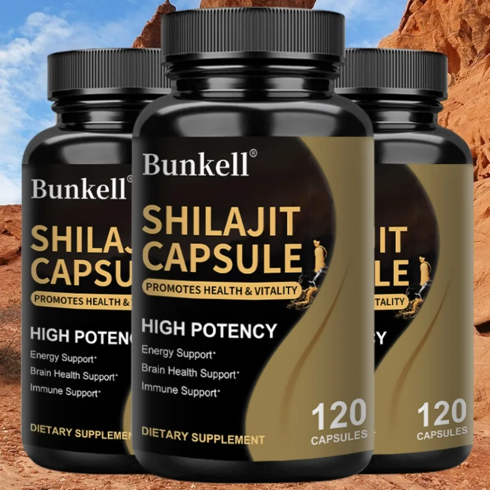 Shilajit & Ginseng - Energy & Vitality Support, Improve Mental Clarity, Immune Support, Increase Endurance, Muscle Growth
