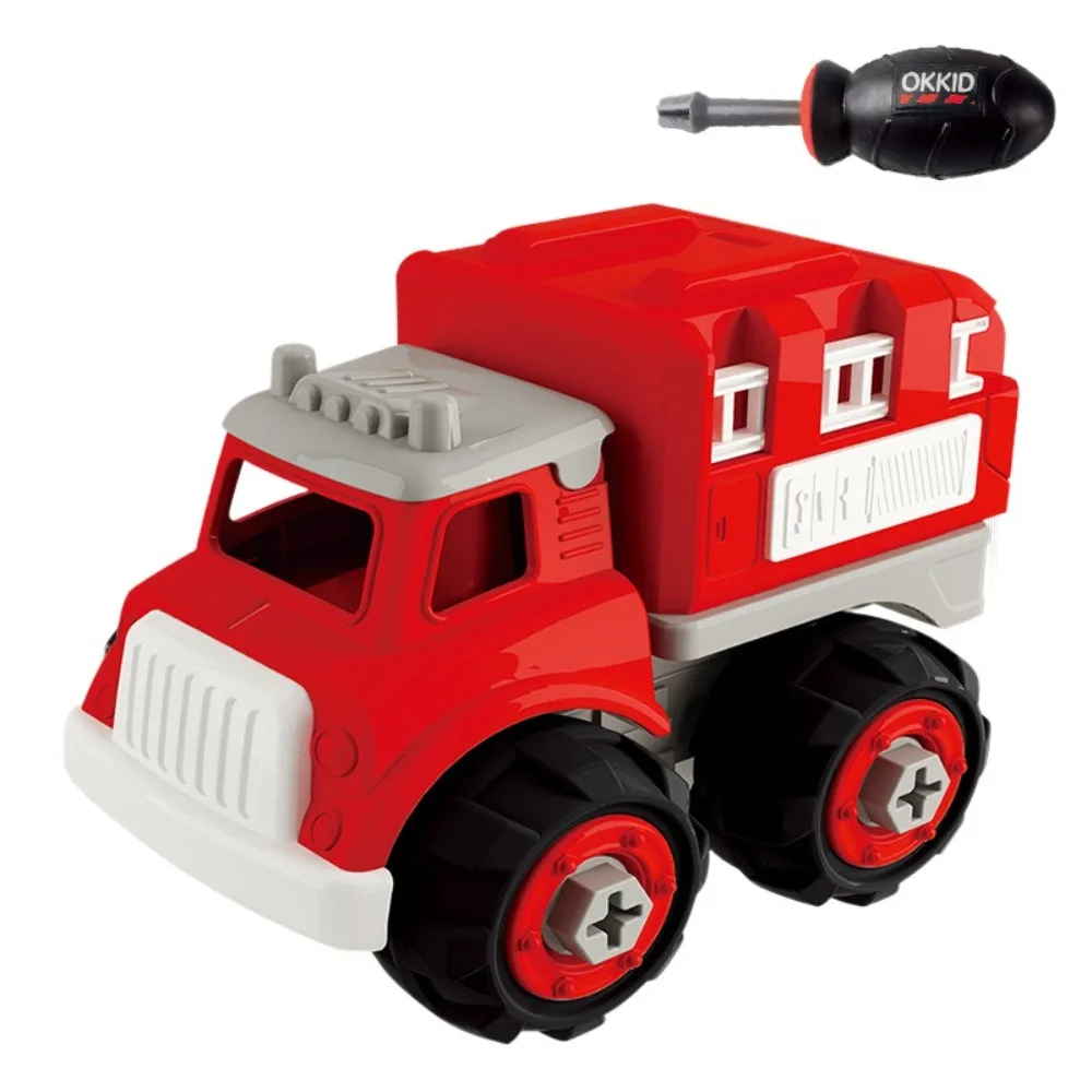

Plastic Simulation DIY Toys Model Car Puzzle Take Apart Disassembly Assembly Car Toys Screw Fixing Cartoon