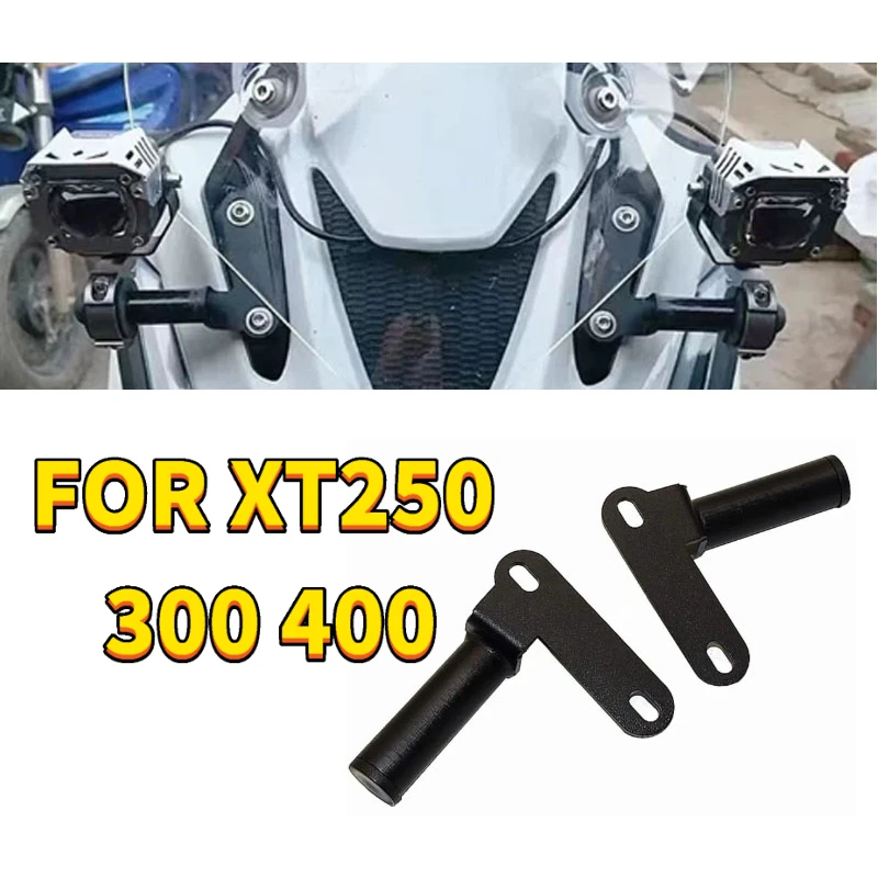 For KYMCO Xciting 250 300 400 CT250 300 XCITING400 S350 Motorcycle LED Lights Bracket Auxiliary Lights Fog Lights Brackets