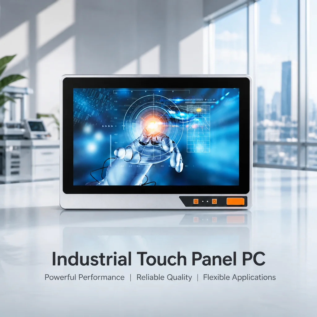 15.6 Inch Industrial Panel PC for CNC Machine Automation HMI Capacitive Touch Computer Intel Core i5 8400 Win10 Linux