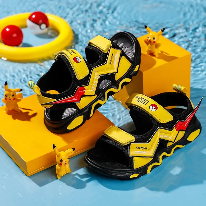 Sandales pour garçons, grandes chaussures de plage à bout ouvert pour enfants, l'offre elles souples, sandales anti-odeur, chaussures pour enfants, l'offre elles souples