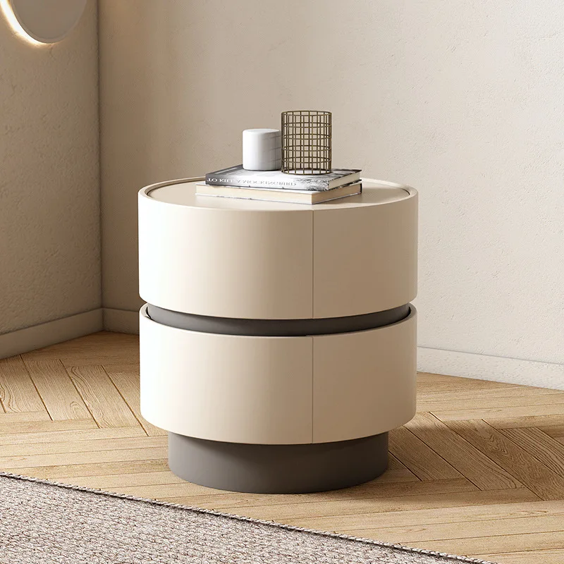 

Modern minimalist bedside table design bedroom round bedside table