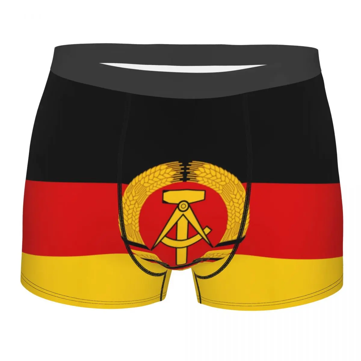 Custom DDR Flag Underwear Men Print Boxer Shorts Panties Briefs Breathable Underpants