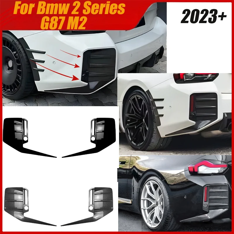 

For BMW 2 Series G87 M2 2023 2024 2025 Car MP Style REAR BUMPER Diffuser Trim Air Vent Body Kits Tuning External Decoration