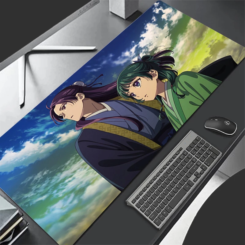 Mousepad The Apothecary Diaries Pattern Gaming Mats Rubber Mouse Pad PC Accessories Desk Mat Non Slip Table Mat HD Keyboard Pad