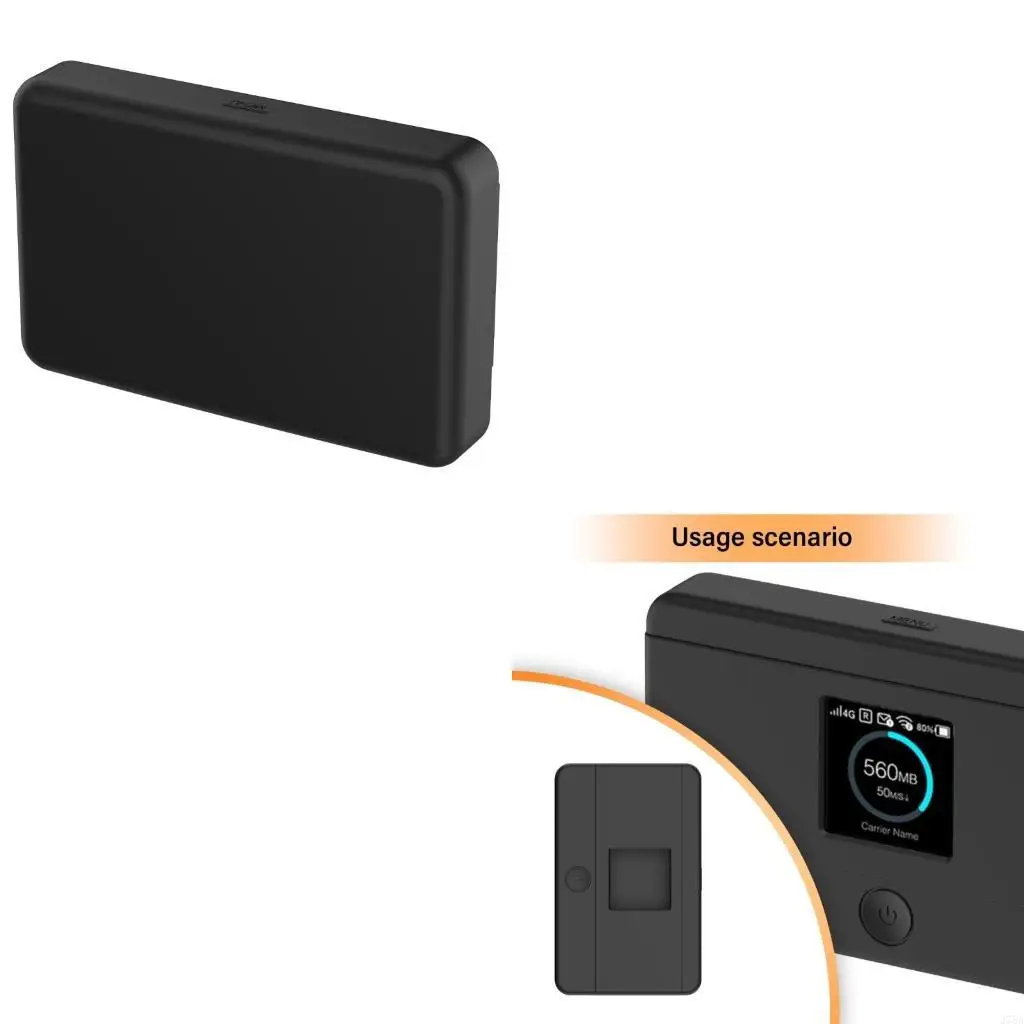 J78A Antiscratch Silicone Case for 4G Router M7350 Mobile Hotspot Protector