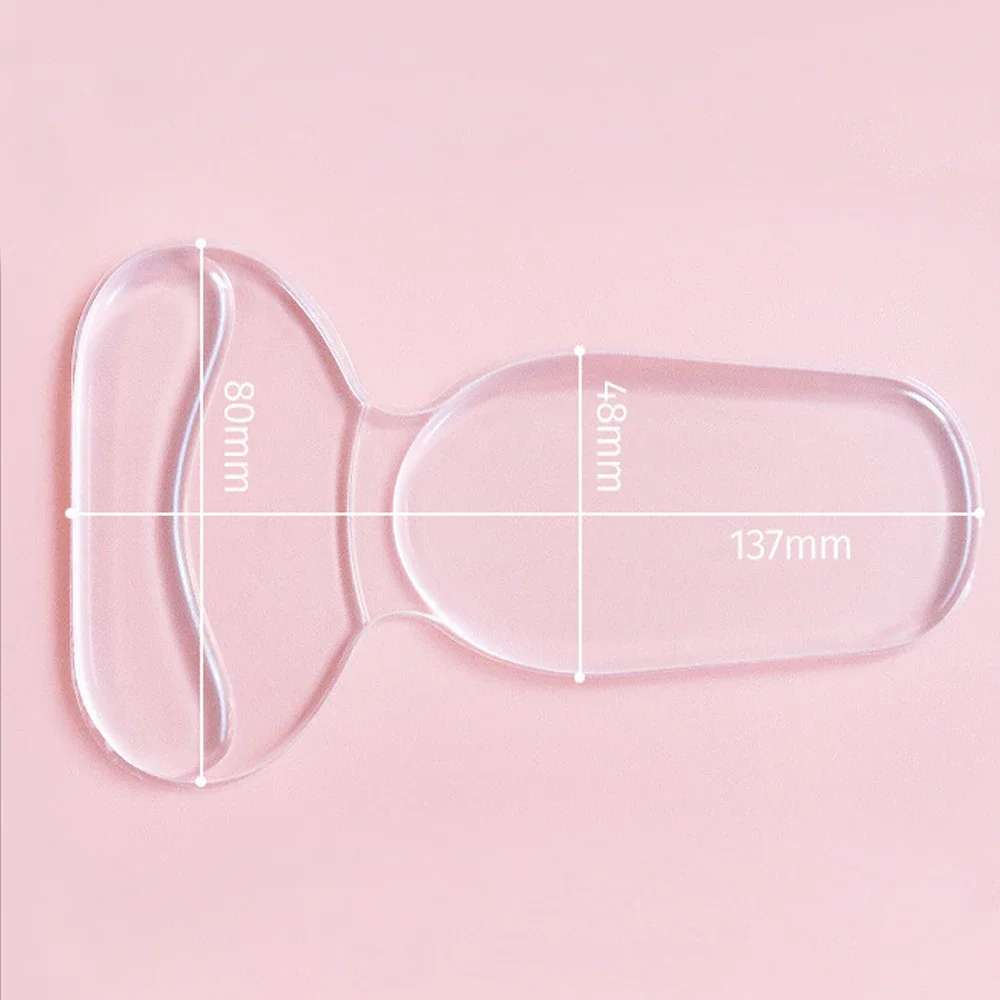 2Pcs Silicone Heel Stickers Shoe Cushion Heel Protector for Shoes High Heels Inserts Heel Pads Shoe Adjuster Women Half Insoles image 6