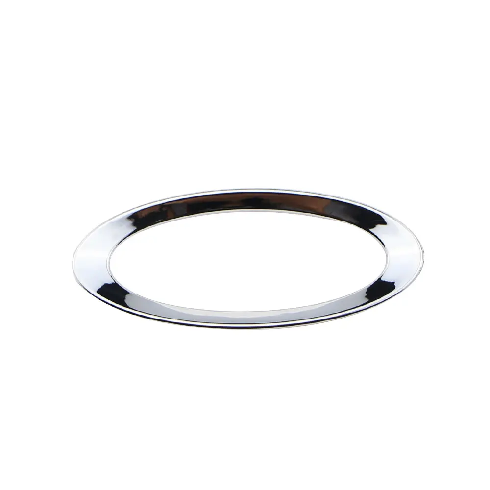 Car Styling ABS Chrome Interior Steering Wheel Paillette Decoration Ring Stickers Case for Ford C-Max CMAX C MAX 2015 2016
