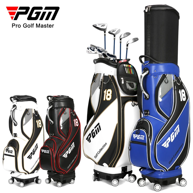 

PGM QB100 wholesale retractable sleeve golf travel bag microfiber waterproof golf bag with wheels