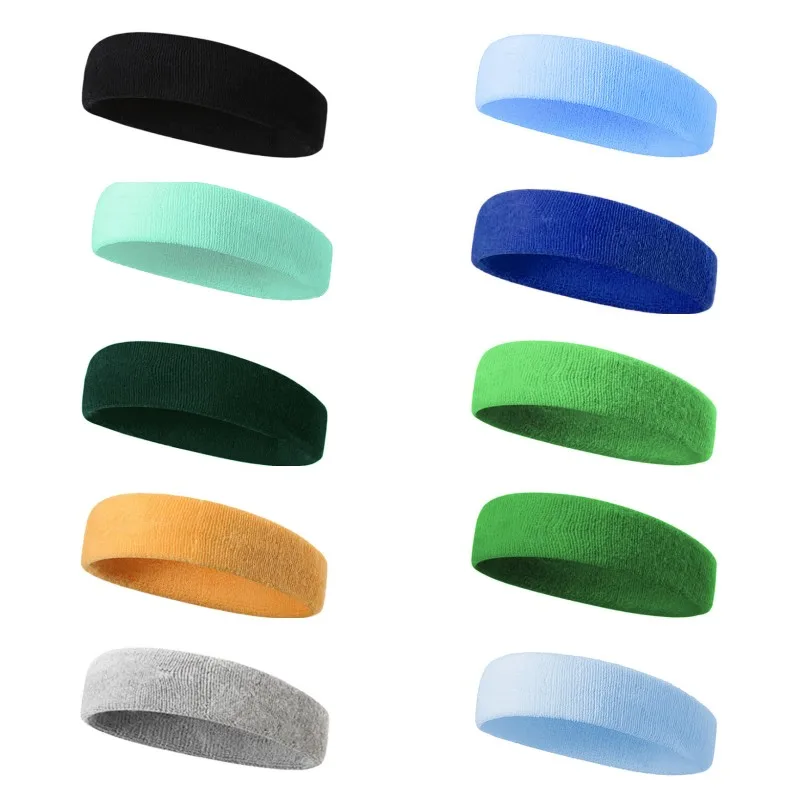 

Sports Hairband Sweatband For Men Women Fashion Running Fitness Yoga Accessories Sweat Absorbing Headband Deportiva Mujer