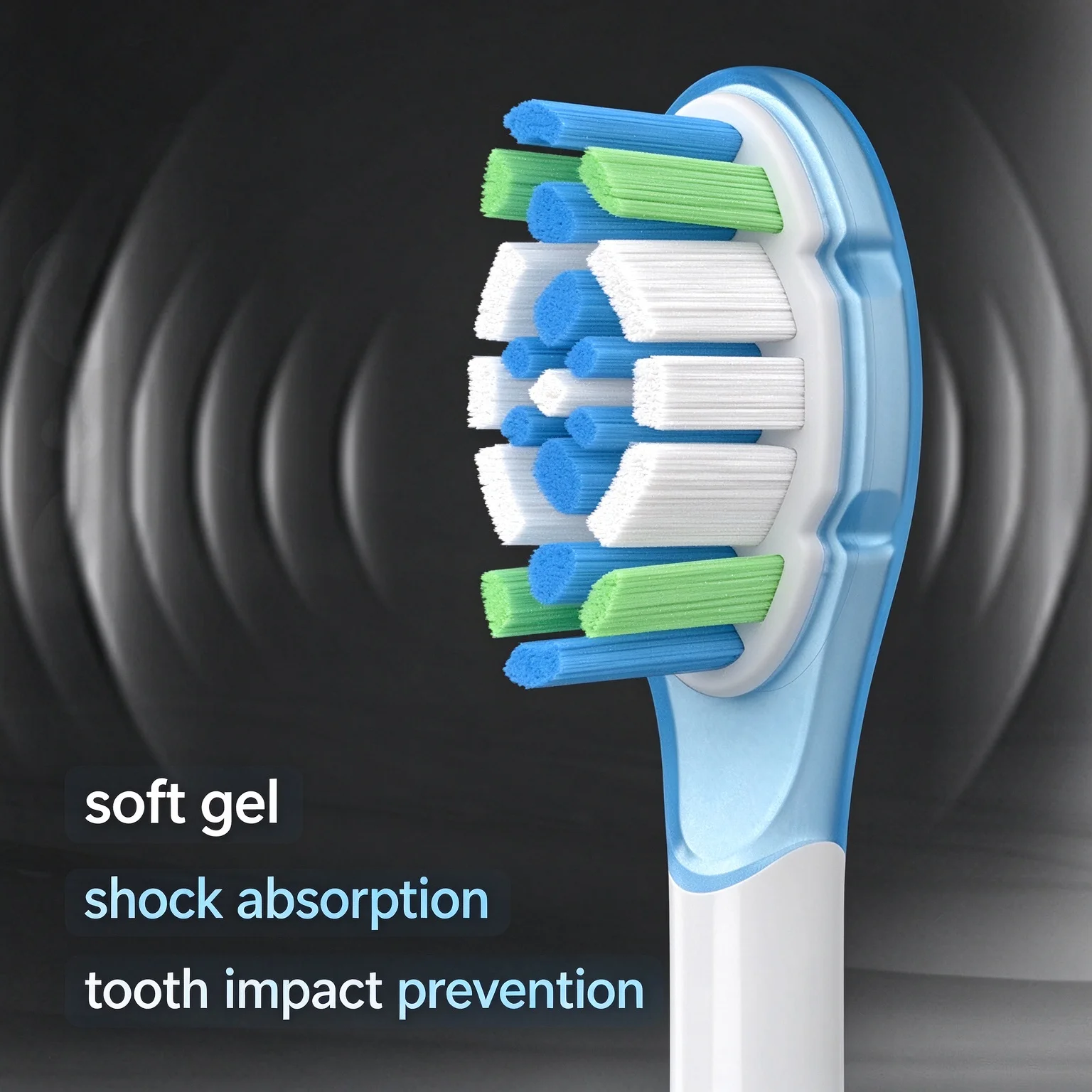 Replacement Brush Heads For Xiaomi Oscillation Electric Toothbrush Pro Mijia MES610 MES609 Toothbrush Head Soft Bristle