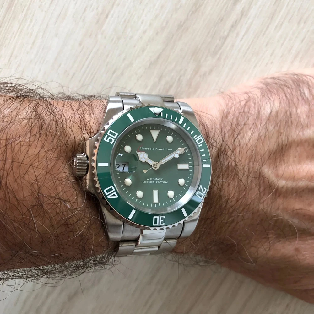 Left Handed Steel Mechanical Watches Men Branded Wristwatch Unique Design Japanese Automatic Movement Waterproof 200M