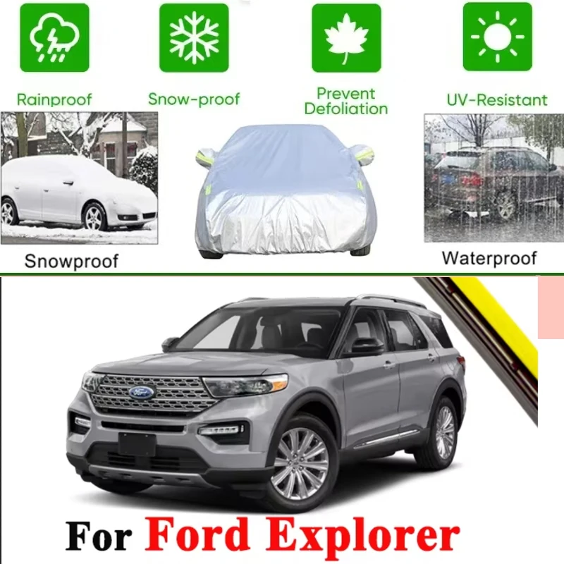 

For Ford Explorer 1991-2010 2008 2009 Full Car Covers Outdoor Sun Anti UV Rain Snow Dust Protection Oxford Cloth Accessories