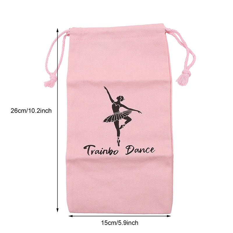 1PC Dance Bag Shoes Storage Pouch Ballet Organizer Handbag Bags Pouches Canvas Shoe Bag Dance Shoes Pouch Drawstring Bags