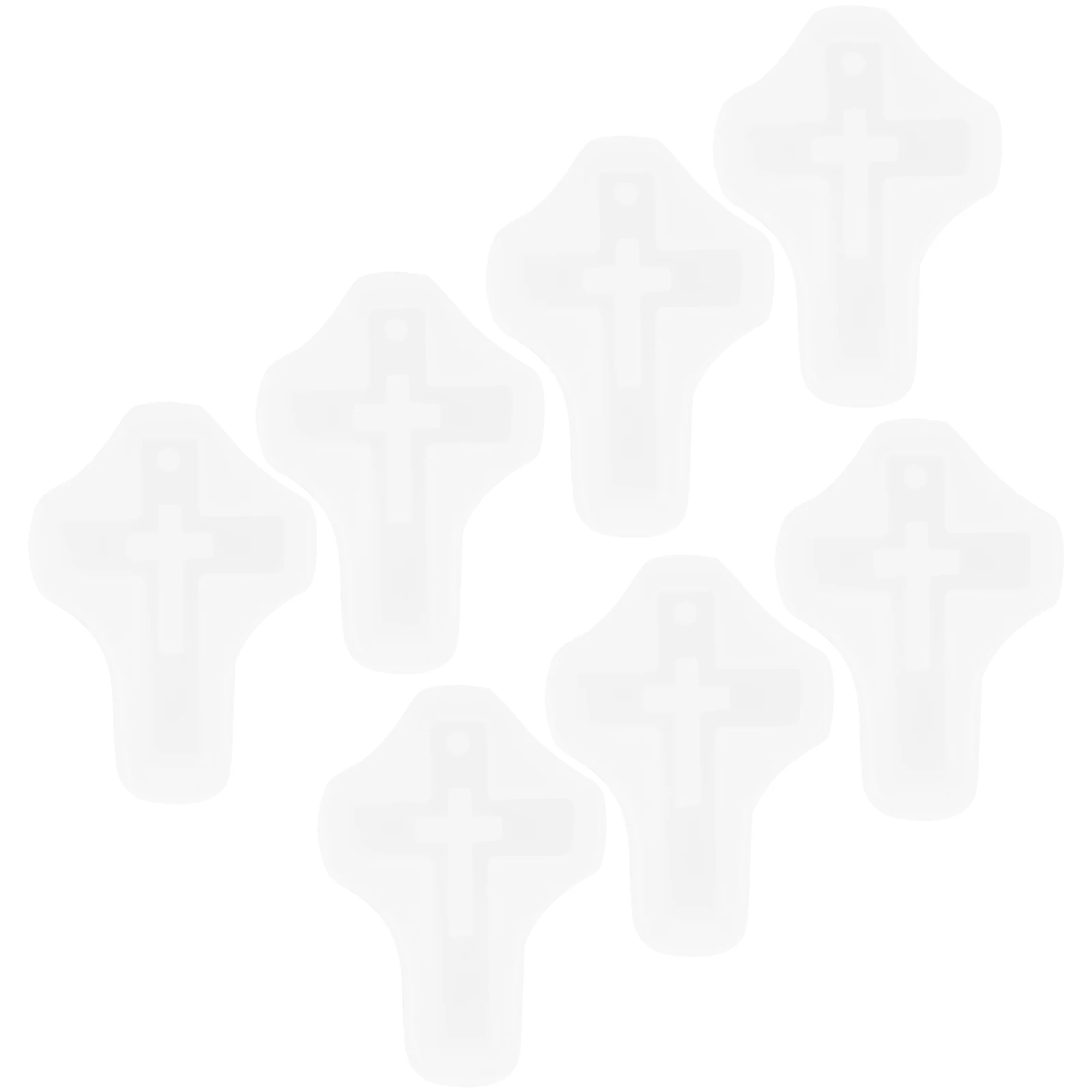 

10 Pcs Cross Mold Silicone Food Grade Reusable Easy Clean DIY Crafts Earrings Necklace Pendant Resin Jewelry Making