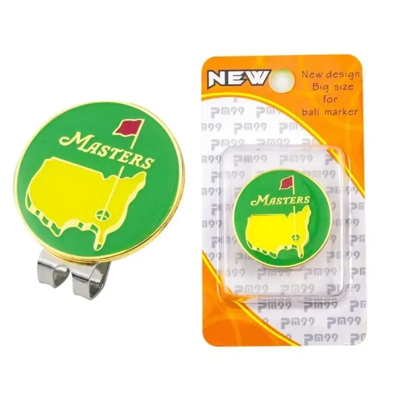 652F قبعة مغناطيسية مقطع مضحكة لعبة Golf Ball Marker Hat Clip Men Women Gifts Gifts Accessory