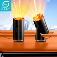 Eary 150W Car Heater 12V/24V Fast Heating Fans Portable Defroster Car Plug-in Heater Fan With 360°Rotatable Windshield Defogger