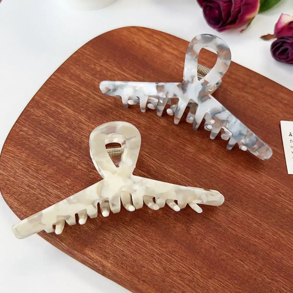 

Creative Solid Color Fresh Acetate Hair Claw Shark Clip Hair Clip Cross Shark Clip Headwear Geometry Simple Hair Claw Streetwear