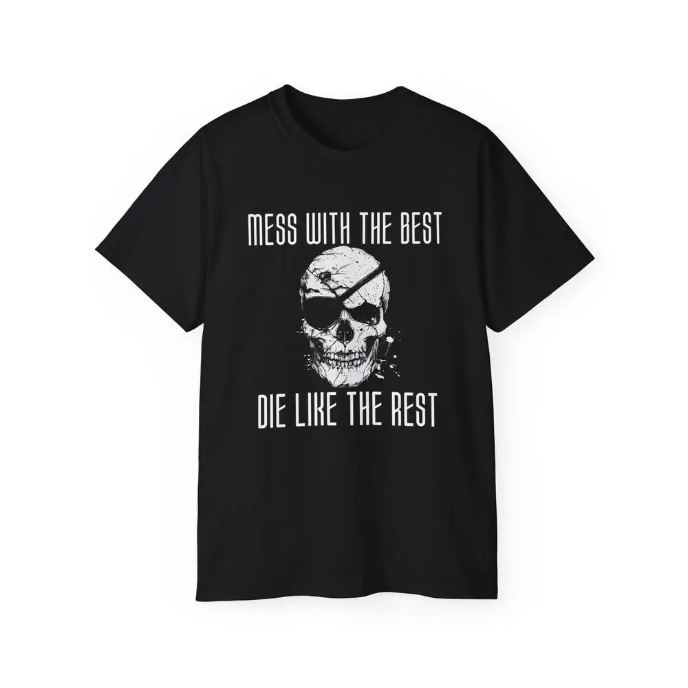 Hackers T-Shirt, Mess With The Best Die Like The Rest, Anime Graphic T-shirts for Men Clothing Women Tees Y2K tops Unisex Summer