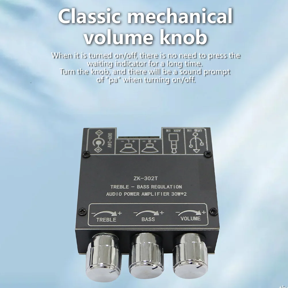 Bluetooth-Kompatibel 5,1 High Power Audio Stereo Verstärker Bord 2X30W 2 Kanal Bass Sound AMP Audio Power verstärker Modul