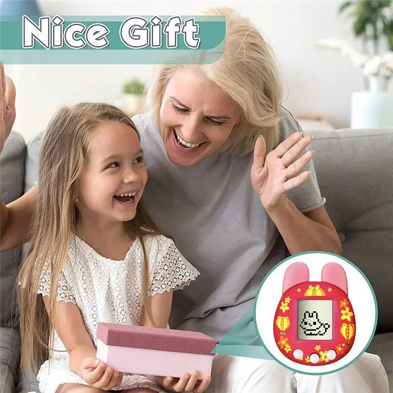 A99X Handheld Retro Virtual Pet Machine Game Console Electronic Digital Pet Toy for Kids Children(B)
