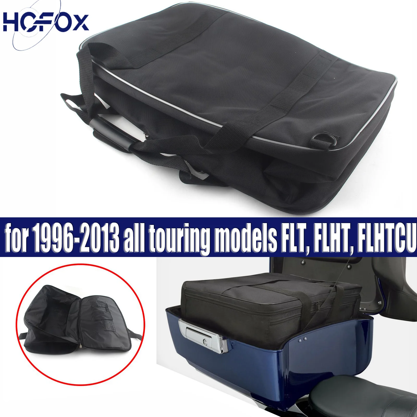

For 1996-2013 all touring models FLT FLHT FLHTCU Motorcycle Travel Tour Storage Pack Liner Luggage Bag Inner Bags Container