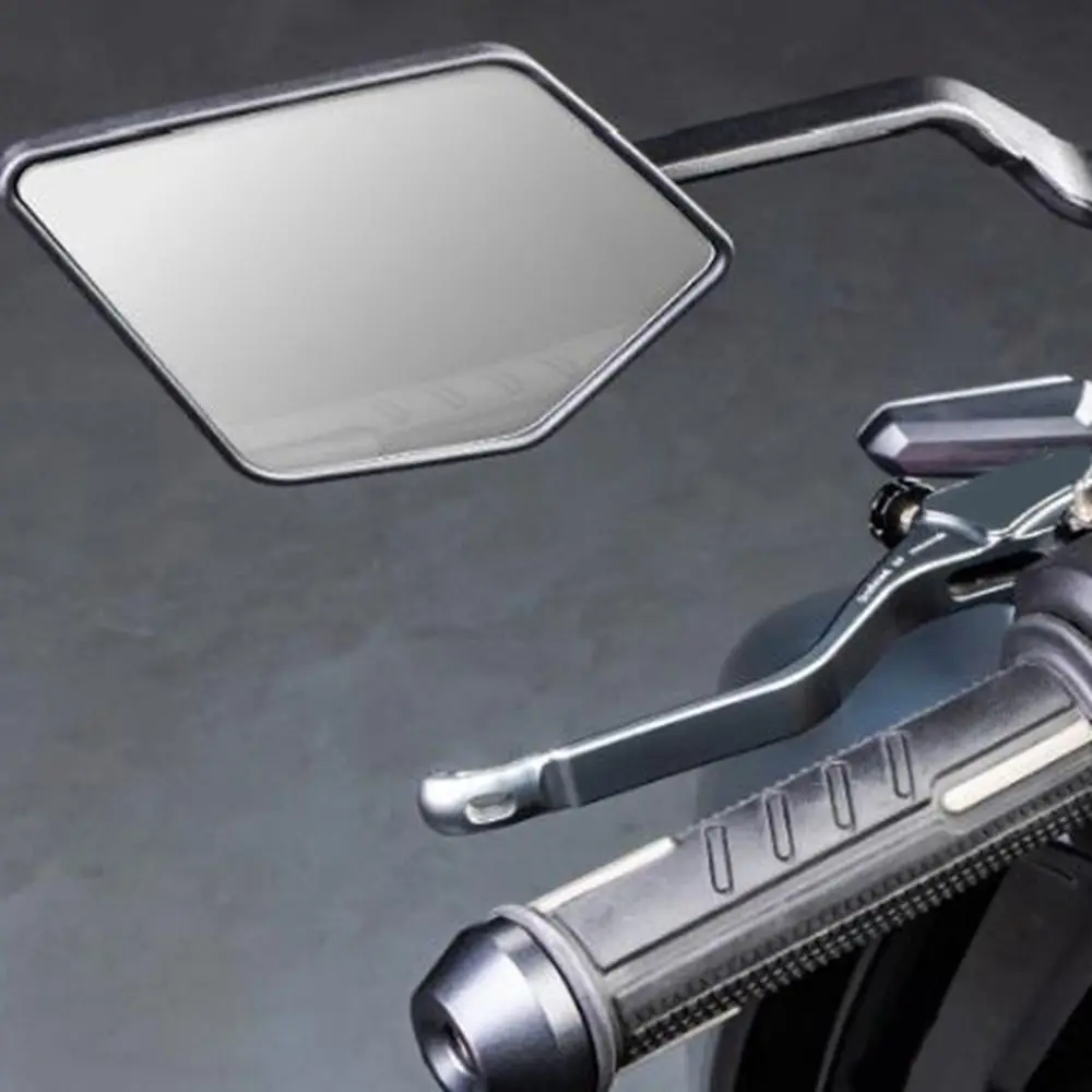 

Aluminum Alloy Motorcycle Rear View Mirror Adjustable Foldable Mirror Stealth Winglets Mirror Large Field of View Reversible