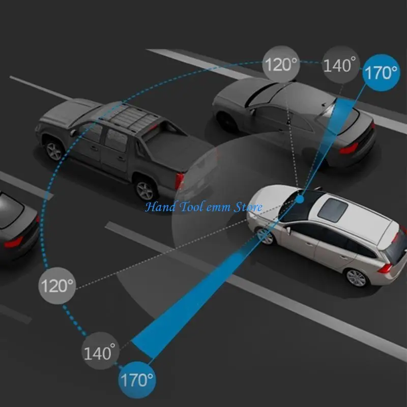 H37f Dashcam Mini Car DVRカメラwifiアプリボイスコントロールDashcam 1080p 140°角度