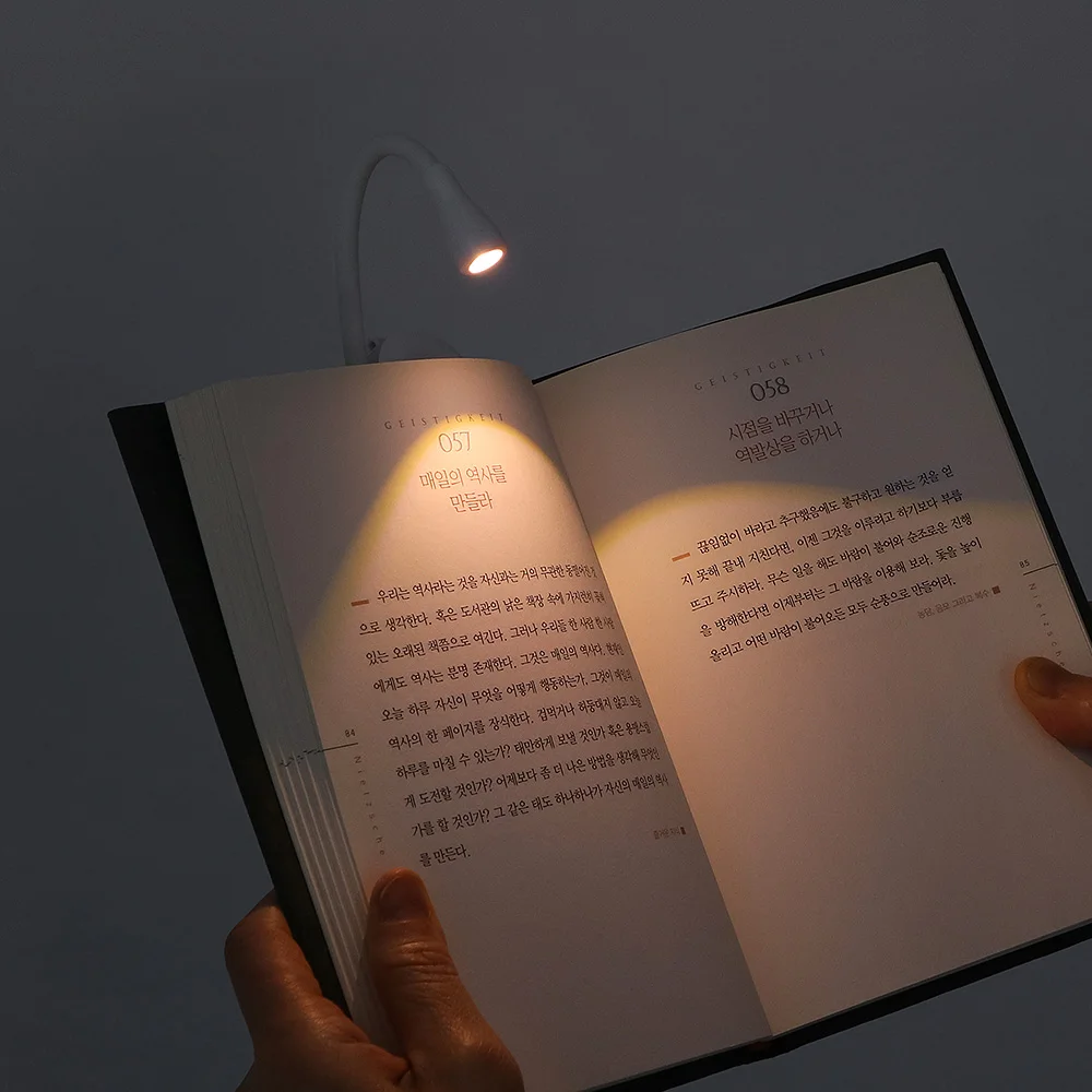 Iriver Icl-100 كليب Led كتاب ضوء متعدد الأغراض مفيد المحمولة فانوس صغير كليب على القراءة سطوع قابل للتعديل 3 اللون الإضاءة C-نوع الشحن