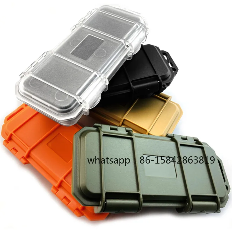 Custom Tactical EDC Portable Tool Box, Waterproof Drop‑Proof Shock‑Resistant Storage Case for Folding Knife Earphone Data Cable