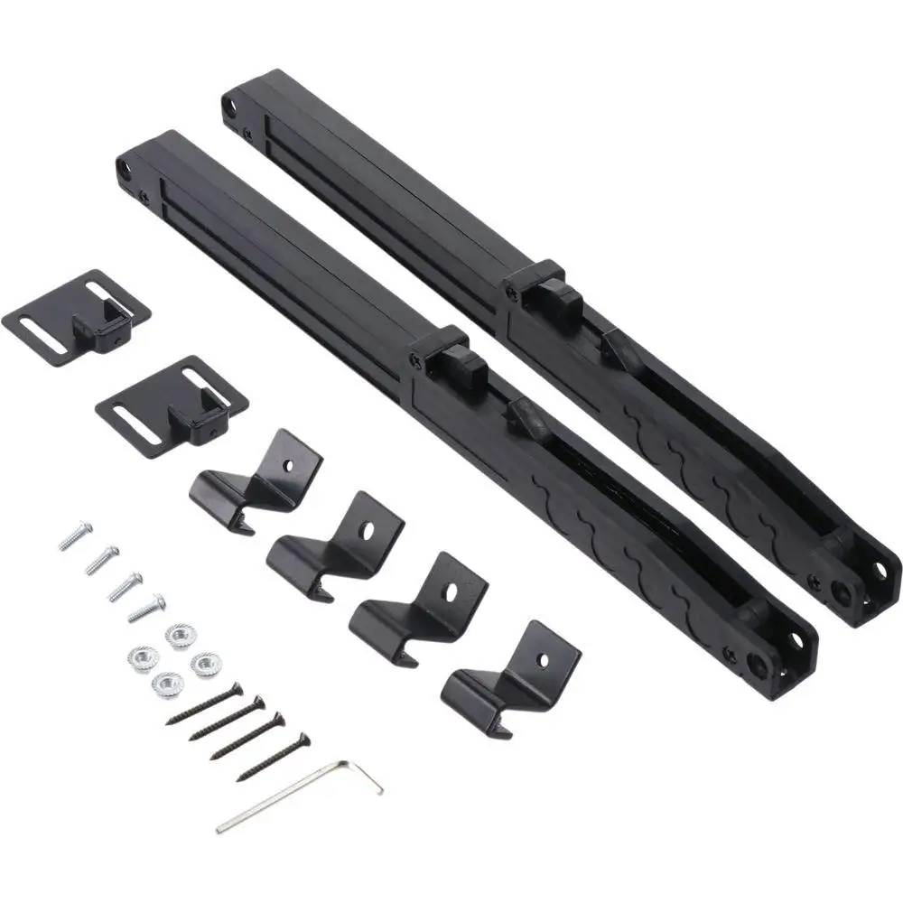 

2 Pcs Black Barn Door Soft Close Mechanism Heavy Duty Door Stopper Sliding Door Hardware Sliding Barn Door