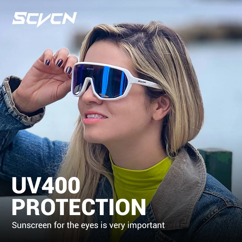 SCVCN موضة جديدة الاستقطاب النظارات الشمسية الرجال النساء القيادة النظارات الشمسية السفر عطلة الشارع UV400 حجب