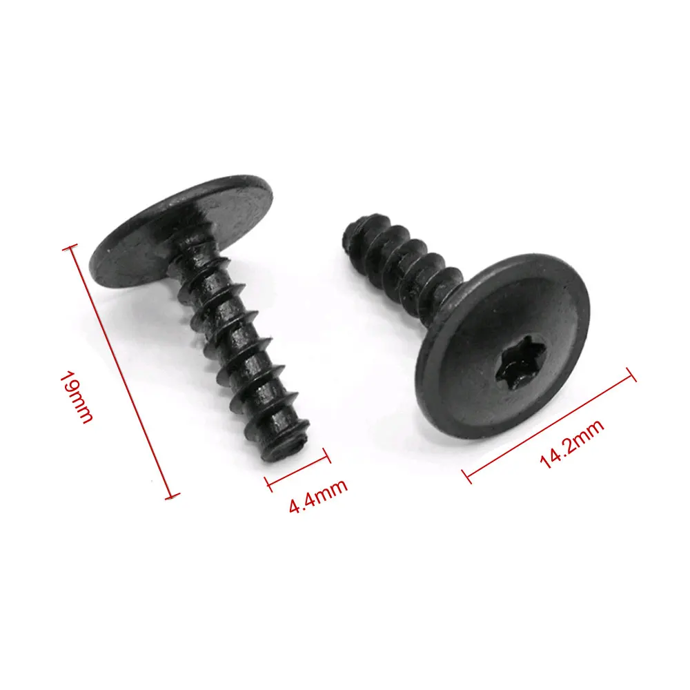 10pcs For VW Volkswagen POLO Touareg Golf Beetle Passat Cabrio AUDI A3 Car Clip Car Fender Self Tapping Screw Car Interior Parts