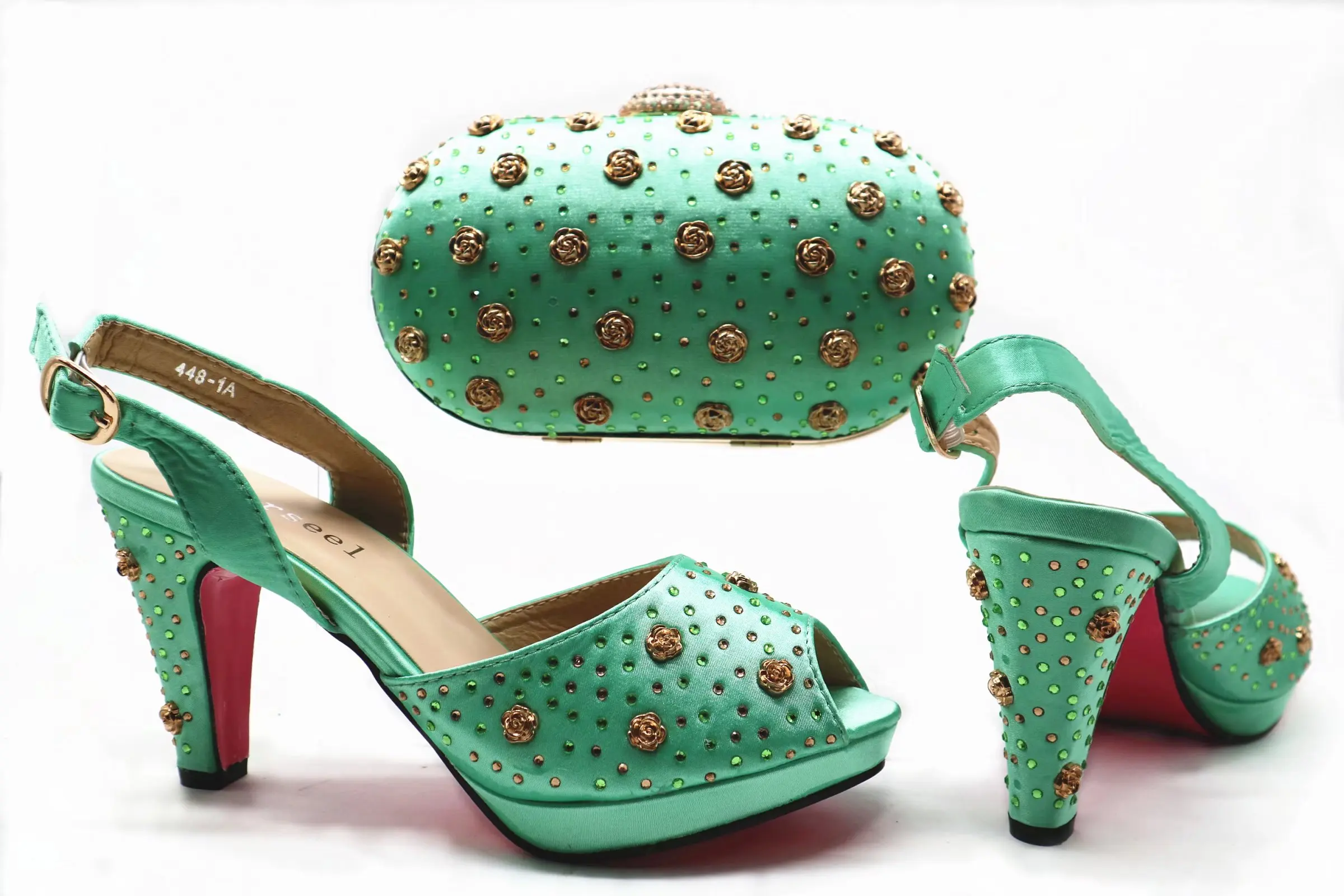 SALE African Style Shoes And Bag Set Hot Summer Designs IN PROMOTION Top Selling Model