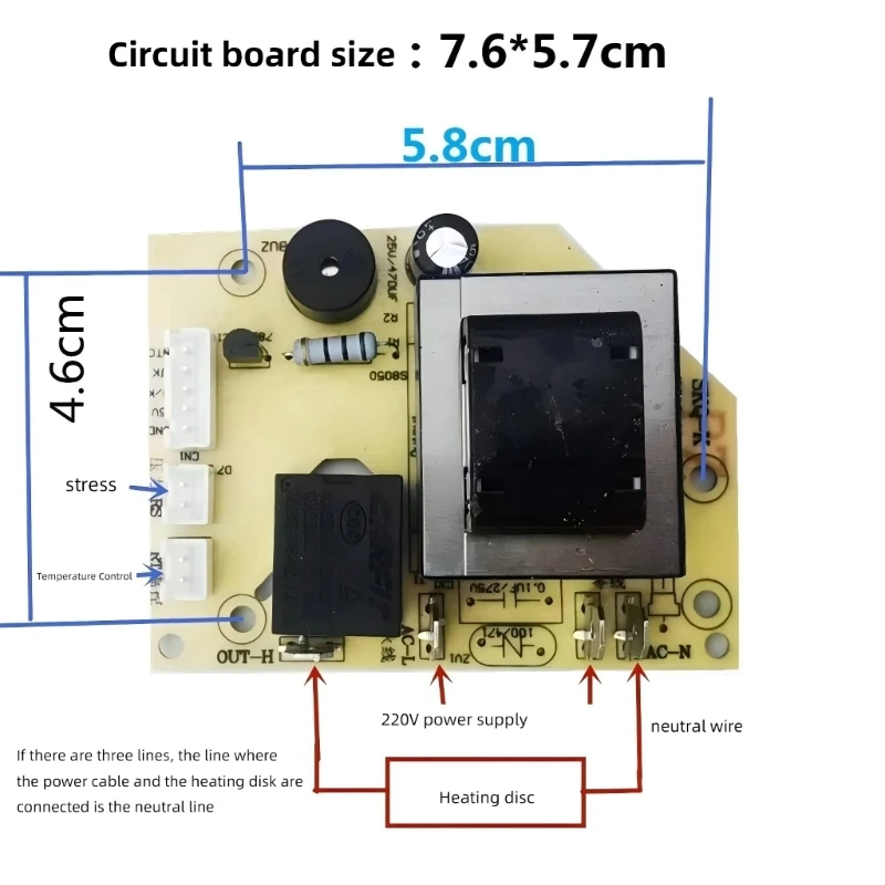 Bảng điện PCBA đa chức năng cho các mẫu nồi áp suất điện khác nhau Dropship